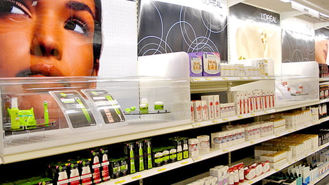 Target Skincare Display Cases