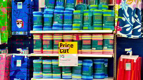 Target Beach Towels Display