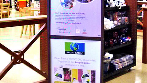 Dominick's Fundraising, Bright Green Stanchion