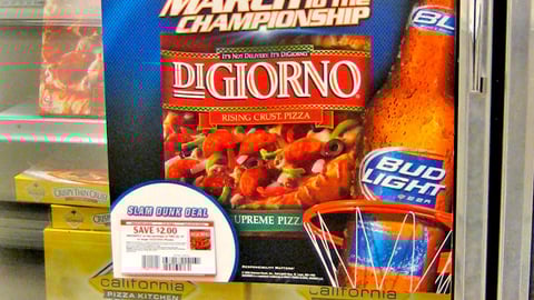 Bud Light, DiGiorno 'Slam Dunk' Cooler Cling