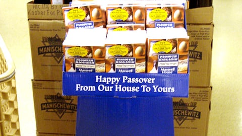 Maxwell House Passover Shipper
