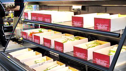 Walmart '$1 or Less' Cooler Display