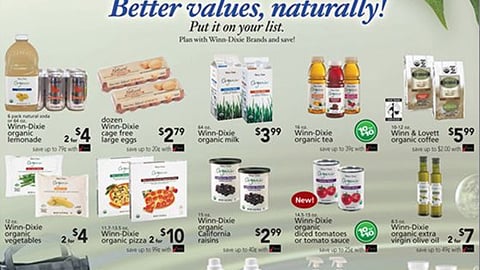 Winn-Dixie Private Label Earth Day Feature