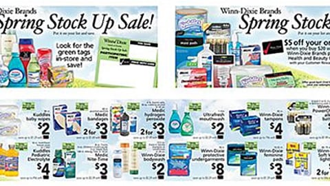 Winn-Dixie 'Spring Stock-Up Sale' Feature