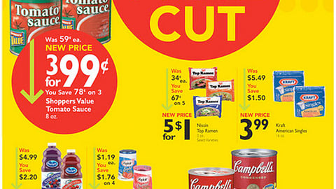 Albertsons 'Big Relief Price Cut' Feature