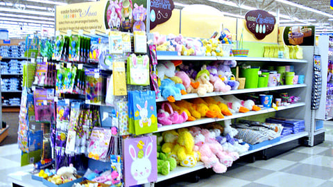 Meijer Easter Merchandise Gondola
