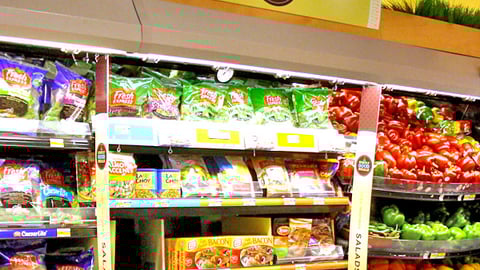 Supervalu 'Simply Good Meals' Salad Display