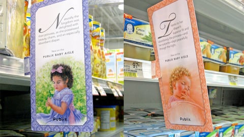 Publix Diapers Shelf Talkers