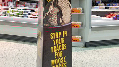 Publix Moose Tracks Ice Cream Standee