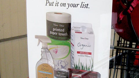 Winn-Dixie Private Label Window Poster