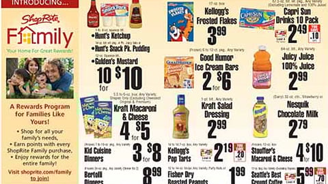 ShopRite 'Family' Feature