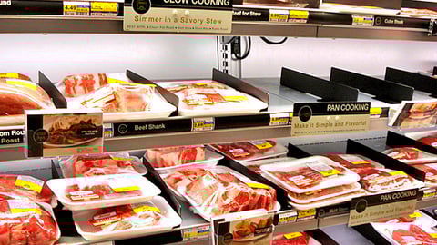 Jewel-Osco Beef Shelf Signs