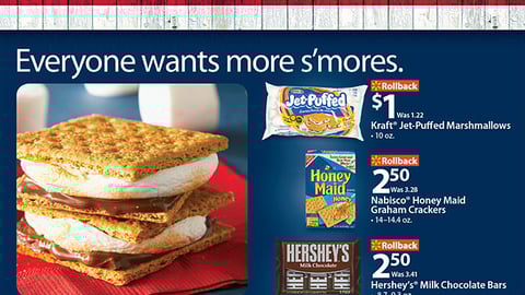 Walmart Hershey, Kraft S'mores Feature