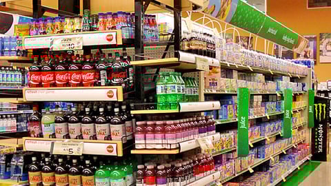 Kroger Refreshment Center Coke Endcap