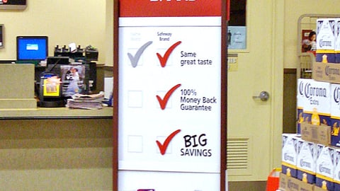 Safeway Brand Stanchion