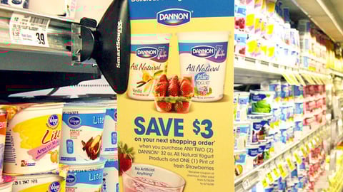 Dannon Kroger Dairy Month Shelf Talker