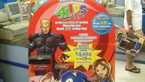 Toys "R" Us 4 Kids TV Standee