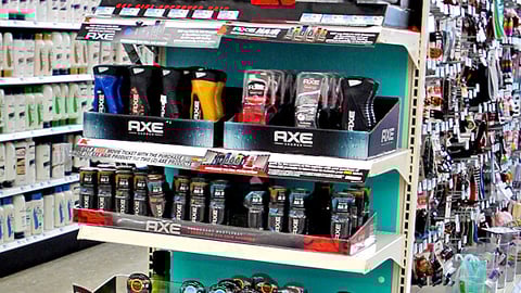 Kmart Axe Movie Ticket Endcap