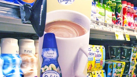 International Delight Kroger Dairy Month Shelf Talker