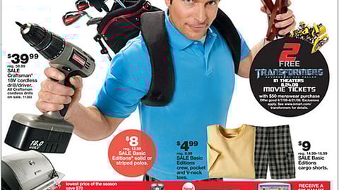 Kmart 'Transform Your Dad' Circular Cover