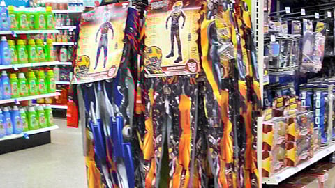 Kmart Transformers Costume Endcap