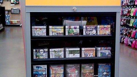 Walmart New Release Videogame Endcap