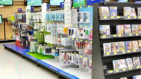 Walmart Gaming Accessories Gondola