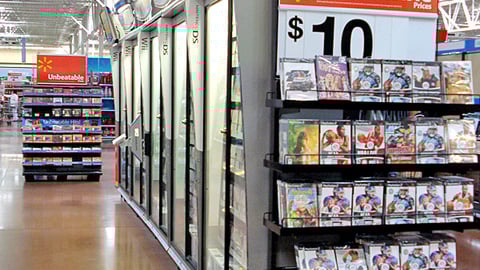 Walmart Nintendo Videogame Gondola