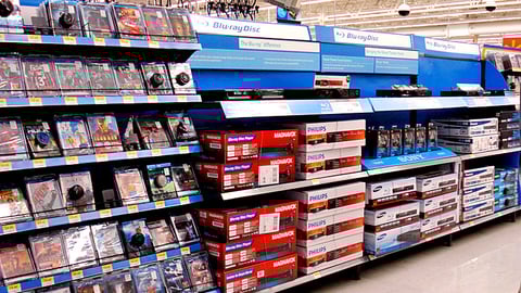 Walmart Blu-ray In-Line Display