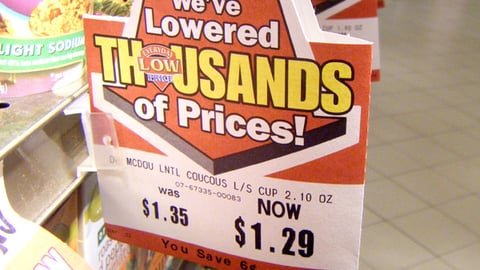 Giant Everyday Low Price Shelf Sign