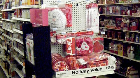 Kmart Valentine's Day Endcap