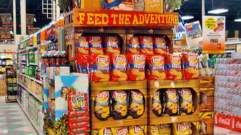 Frito-Lay 'Feed the Adventure' Endcap