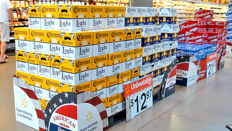 Walmart 'American Summer' Beer Case Stack