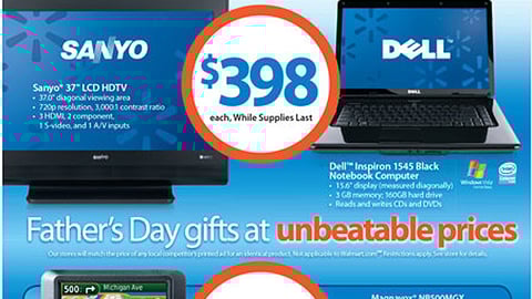 Walmart Father's Day Circular Cover