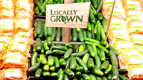 Safeway 'Locally Grown' Produce Cling