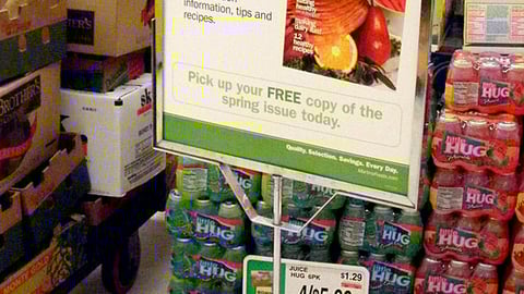 Giant 'Healthy Ideas' Magazine Stanchion