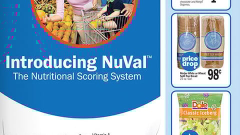 Meijer NuVal Nutrition Scoring Feature
