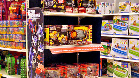 Target 'Transformers' Toy Endcap