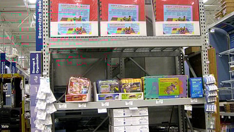 Lowe's Children's Play Endcap