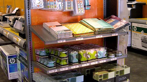 OfficeMax 'Perfectly Poised' Divoga Endcap