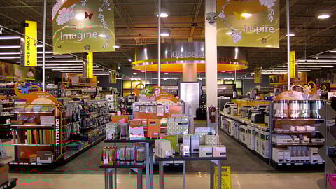 OfficeMax 'Life Is Beautiful. Work Can Be Too' Displays