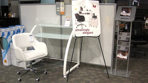 OfficeMax 'Amazingly Elegant' Furniture Display