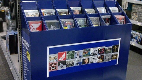 Best Buy 'Great Hits. Hot Price' Music Endcap