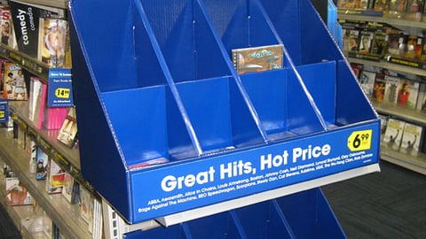 Best Buy 'Great Hits. Hot Price' Music Endcap