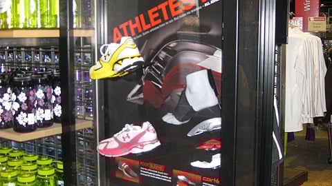 Under Armour 'Athletes Run' Display Case