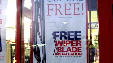 Pep Boys Rain-X Window Poster