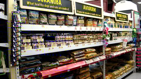 Petco Natural Shop In-Line Display