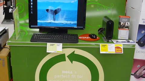 Staples Dell Studio Hybrid Endcap