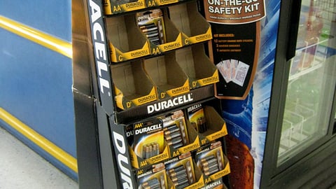 Duracell On-the-Go Safety Kit Shipper