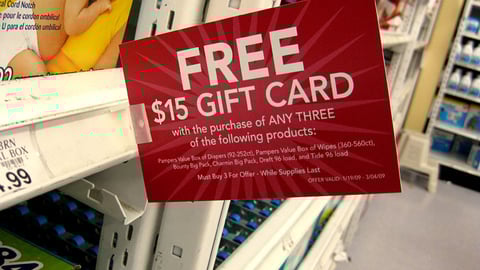 Babies "R" Us Procter & Gamble Incentive Shelf Tag